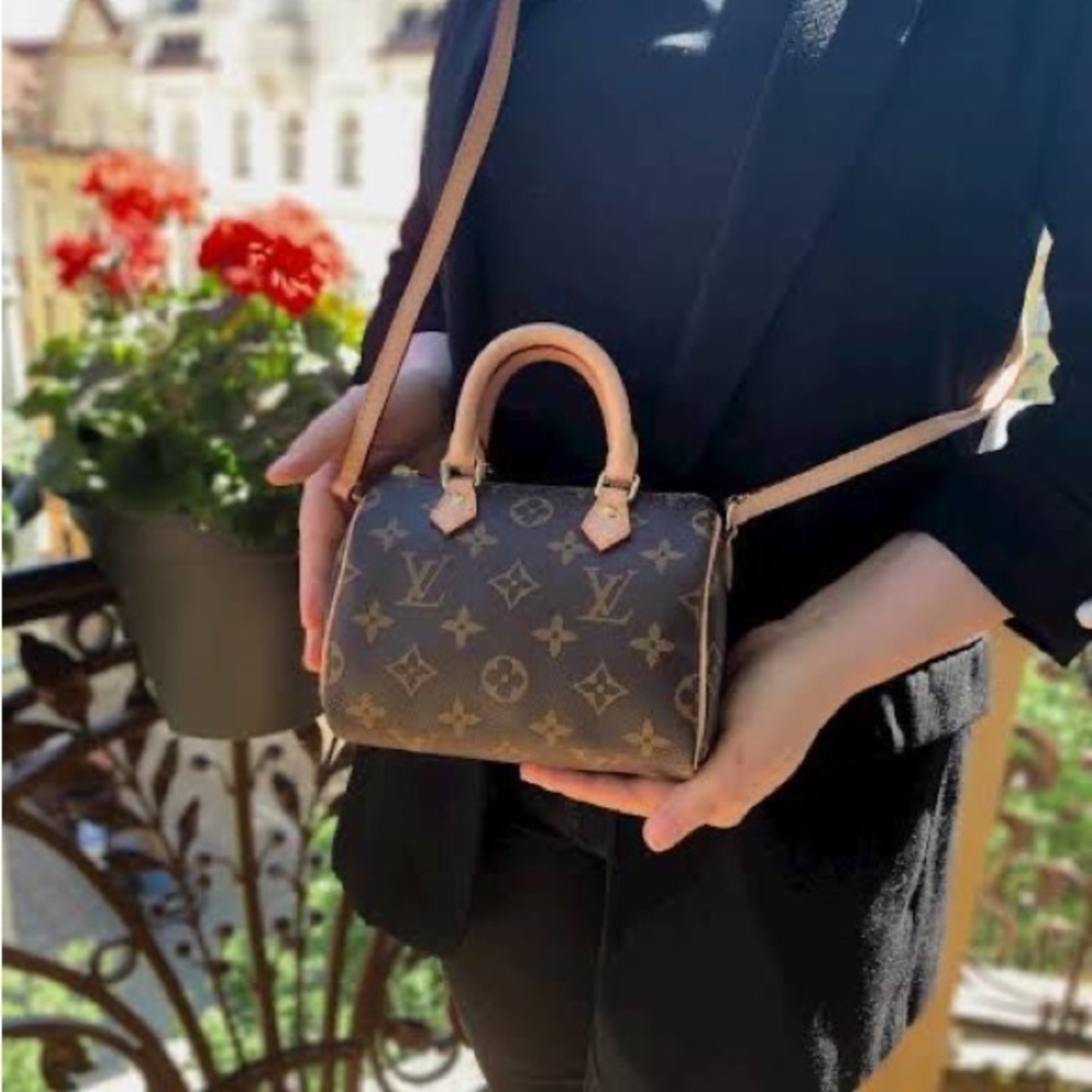 LOUIS VUITTON NANO SPEEDY, PRISTINE CONDITION
